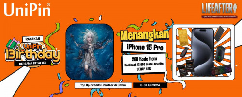 Meriahkan UniPin 13irthday bersama LifeAfter – Top Up Credits & Raih Kode Item, Cashback s.d iPhone 15 Pro